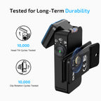 Oclip 2 Pro tested to 10,000 head tilt and clip rotation cycles